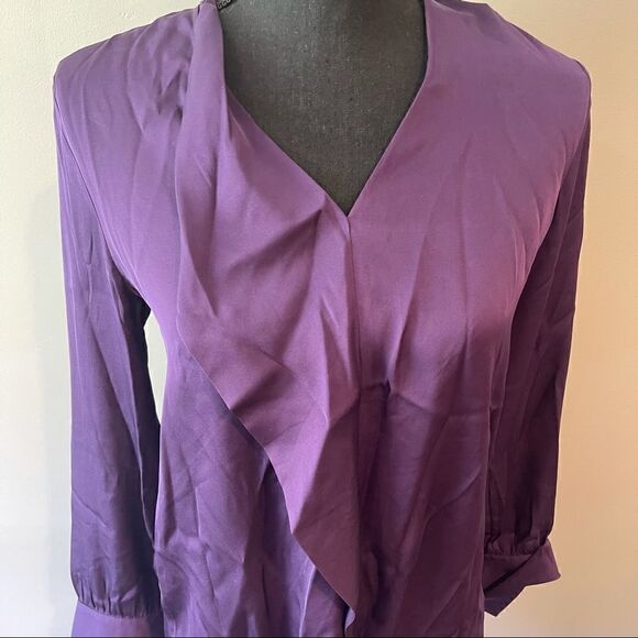 Hugo Boss Ladelia Blouse NWTin PURPLE Color - Picture 3 of 10